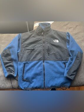 The North Face Men’s Blue and Black Fleece Jacket